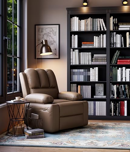 Oversized Grey Recliner Chair with Heat and Massage M52193