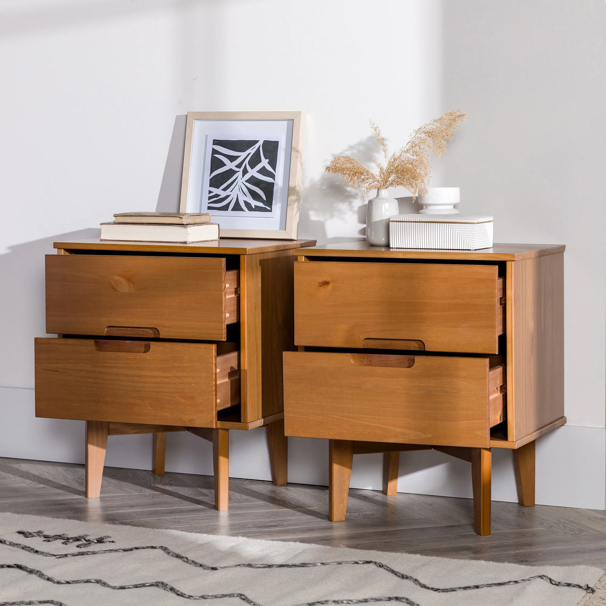 2-Drawer Nightstand O927