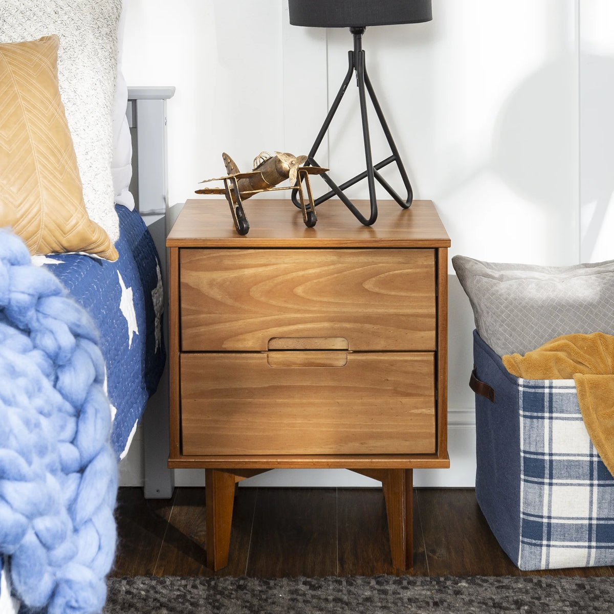 2-Drawer Nightstand O927