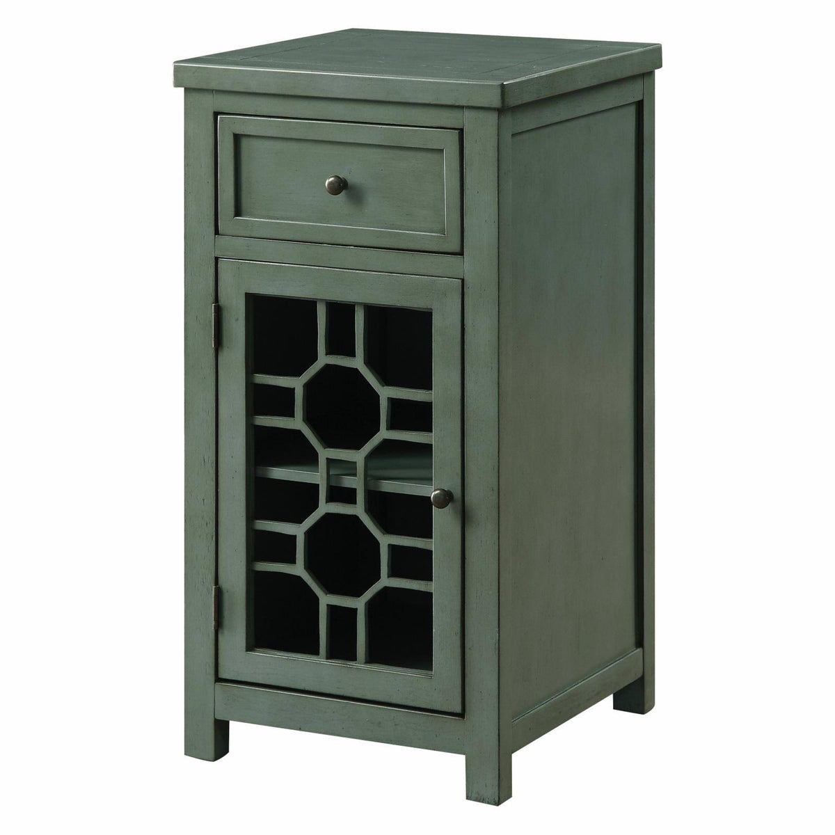 Teal Side Table Z321