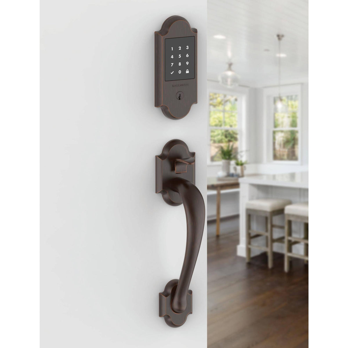 Venetian Bronze Touchscreen Electronic Deadbolt G4559