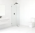 Frameless Fixed Glass Panel Oil Rubbed Bronze H246436