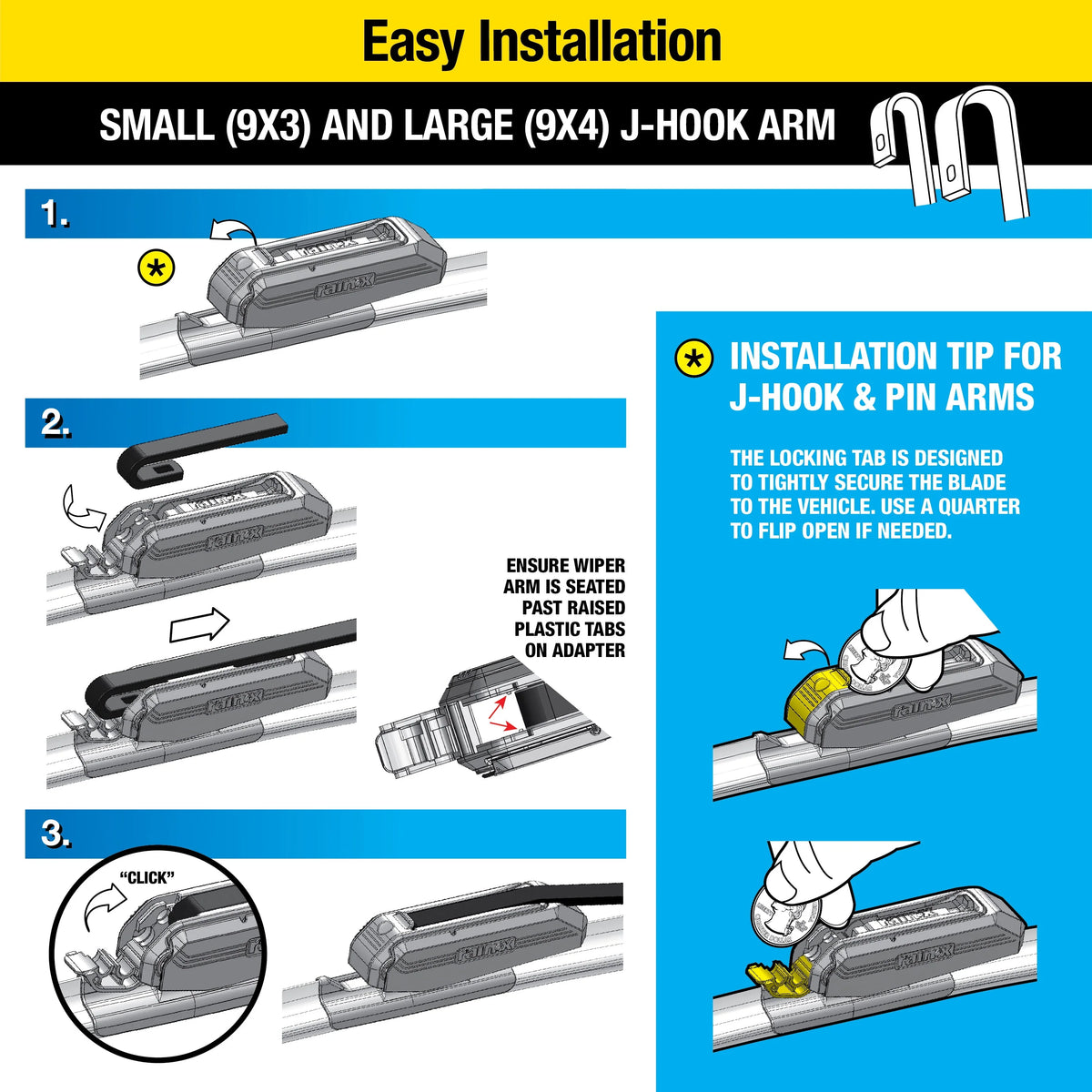 Latitude Water Repellency Wiper Blade Combo Pack V457434