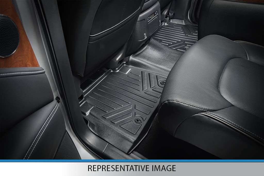 Custom Floor Mats 2 Row Liner Set Black S5964