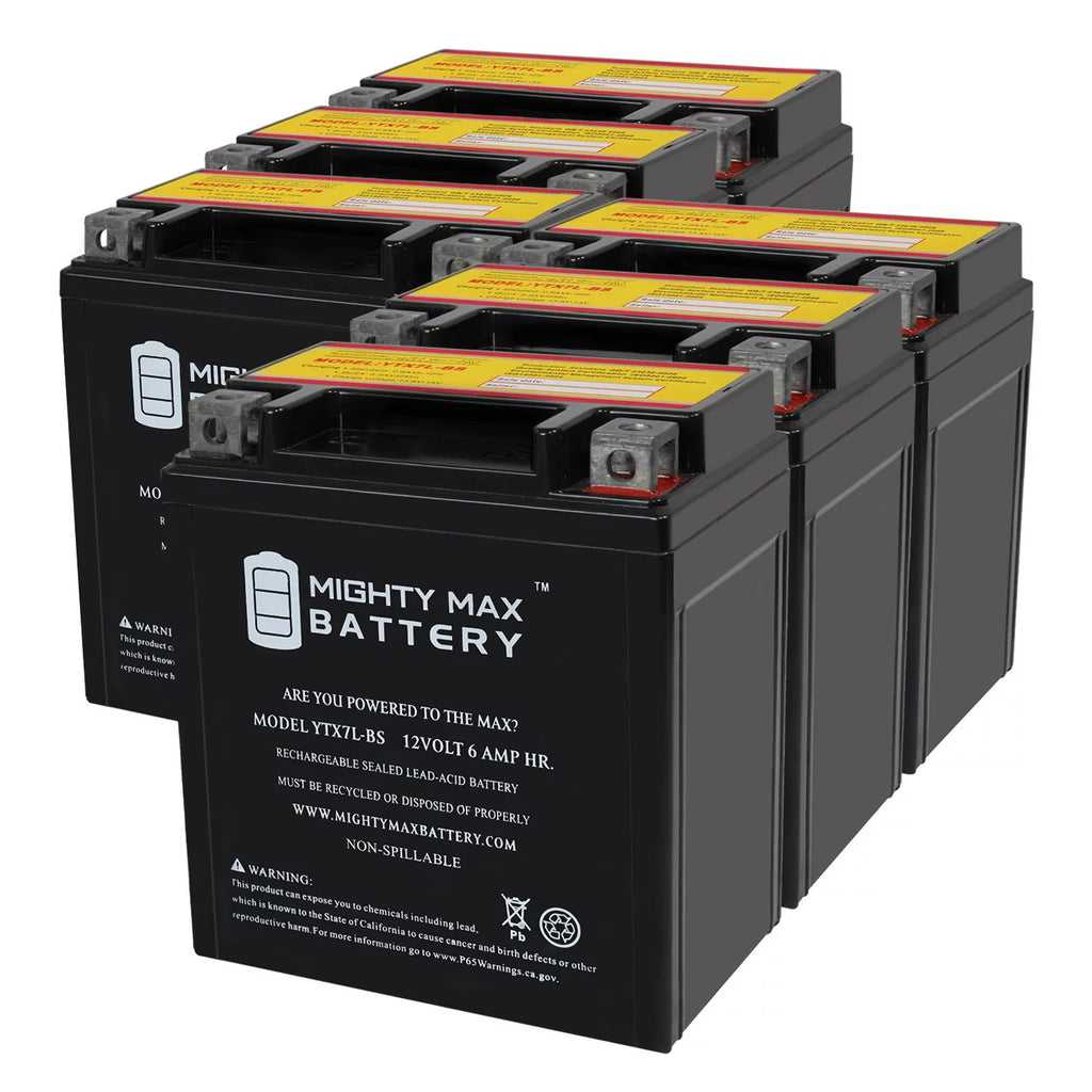 12 Volt 6 AH 100 CCA SLA AGM Motorcycle Battery O661273