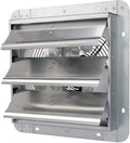 10 Inch Shutter Exhaust Fan Aluminum, 1650RPM, 820CFM, Silver D685