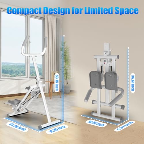 Compact Foldable Stair Stepper with Handlebar K84875