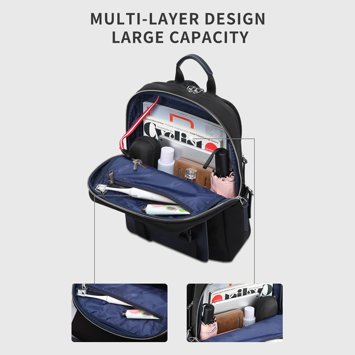 Water Resistant Laptop Backpack for 14 Inch Laptop K8363