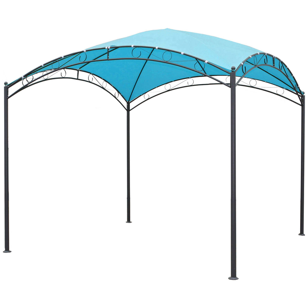 Square 10 Foot Dome Top Gazebo J669462