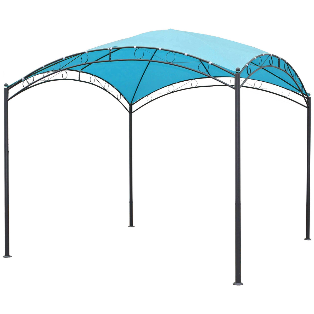 Square 10 Foot Dome Top Gazebo J669462