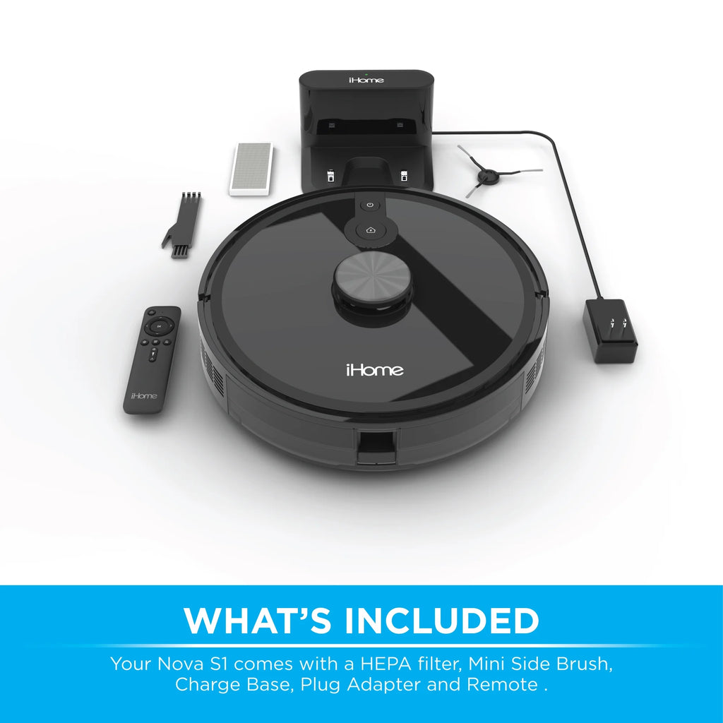 Robot Vacuum with LIDAR Navigation, 150 Min Runtime, 2700pa Suction Z607326