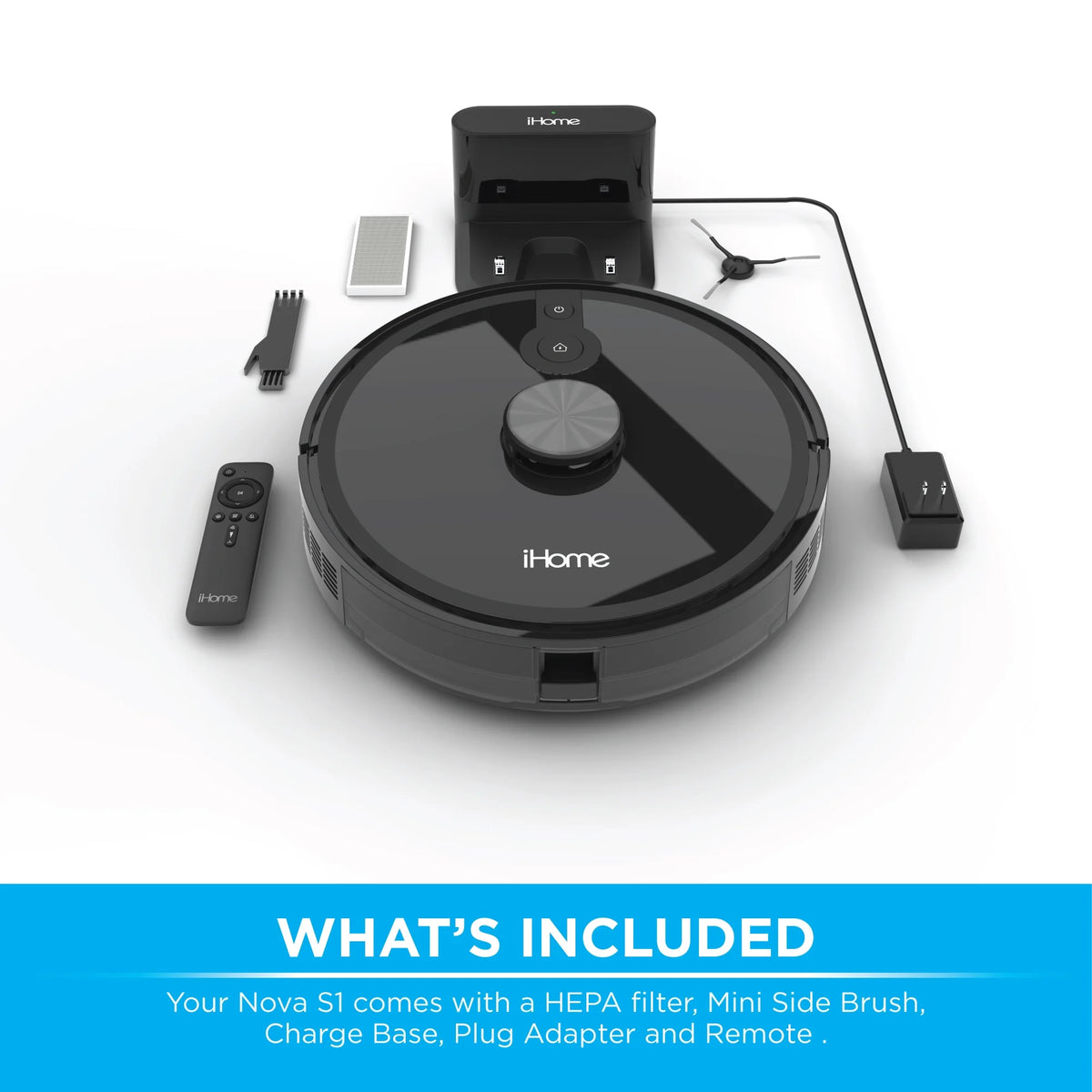 Robot Vacuum with LIDAR Navigation, 150 Min Runtime, 2700pa Suction Z607326