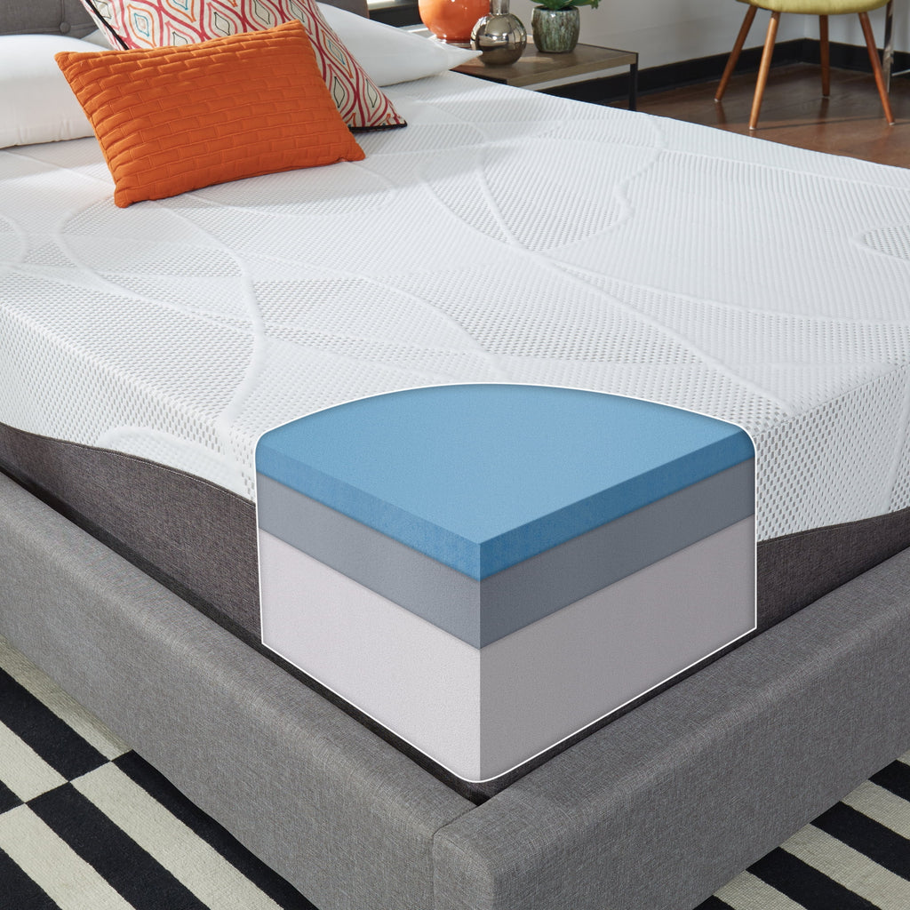 Gel Memory Foam Mattress, Twin, Plush O3240