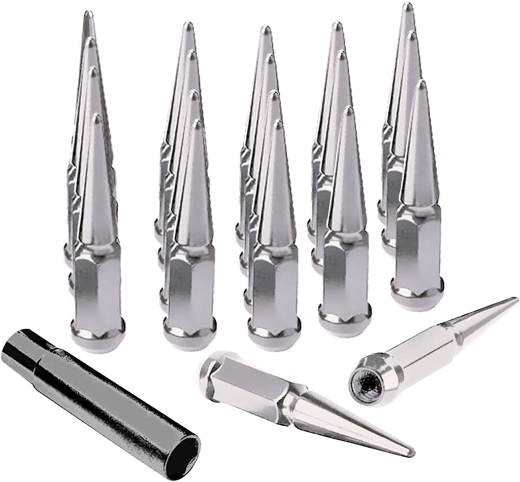 20 pcs Black Solid Steel Lug Nuts with Installation Key V72359