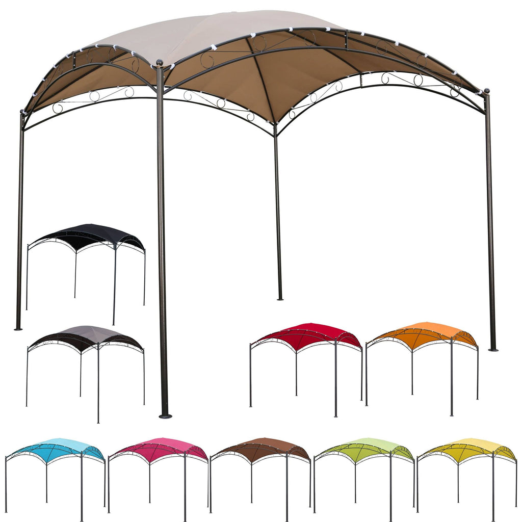 Square 10 Foot Dome Top Gazebo J669462