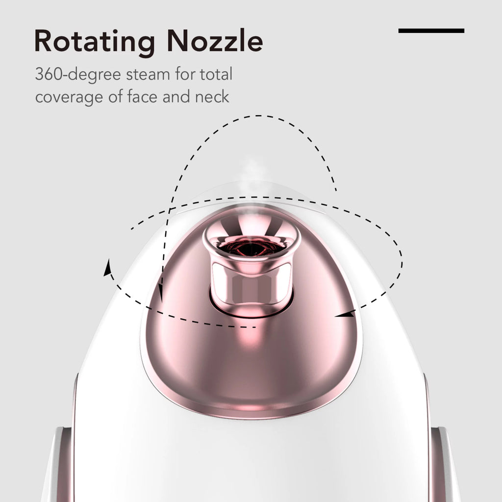 Hot & Cool Nano Ionic Facial Steamer with Aromatherapy D587179