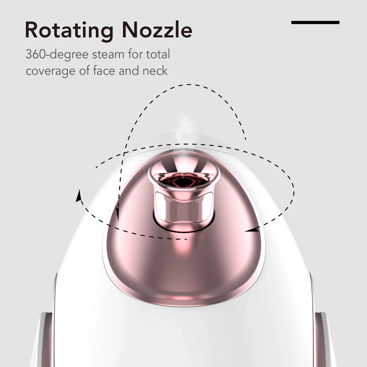 Hot & Cool Nano Ionic Facial Steamer with Aromatherapy D587179