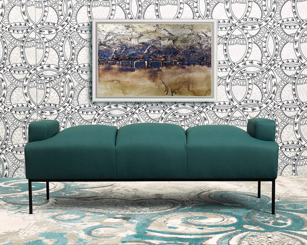 Blue Carmel Bench B4507