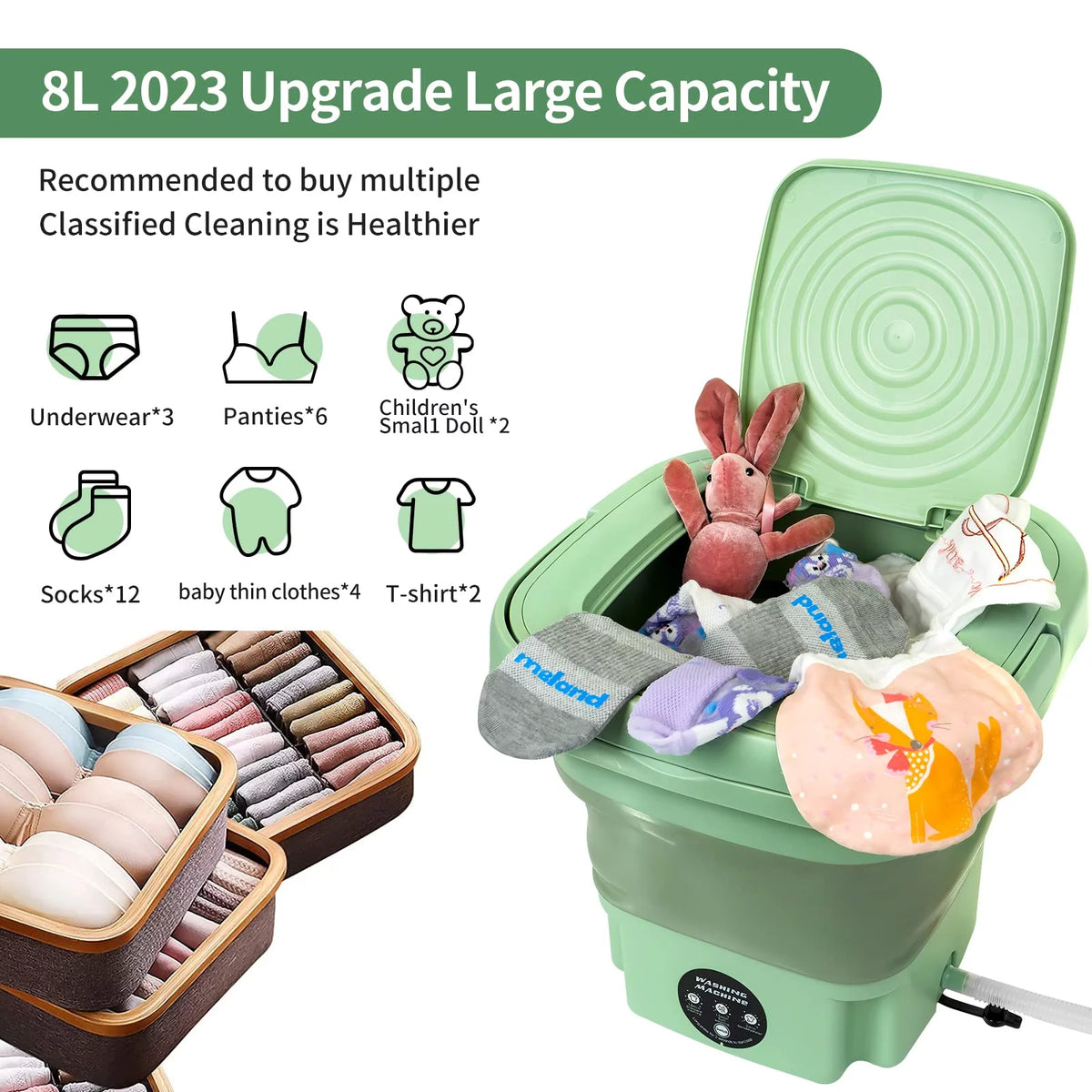 Portable Foldable Washing Machine Y427434