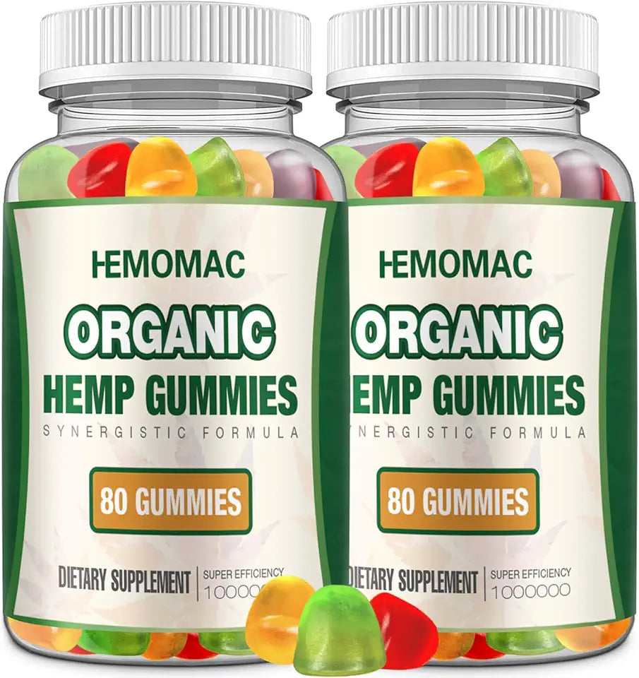 Organic Gummies Oil Supplement Vegan Non-GMO Fruit X2647