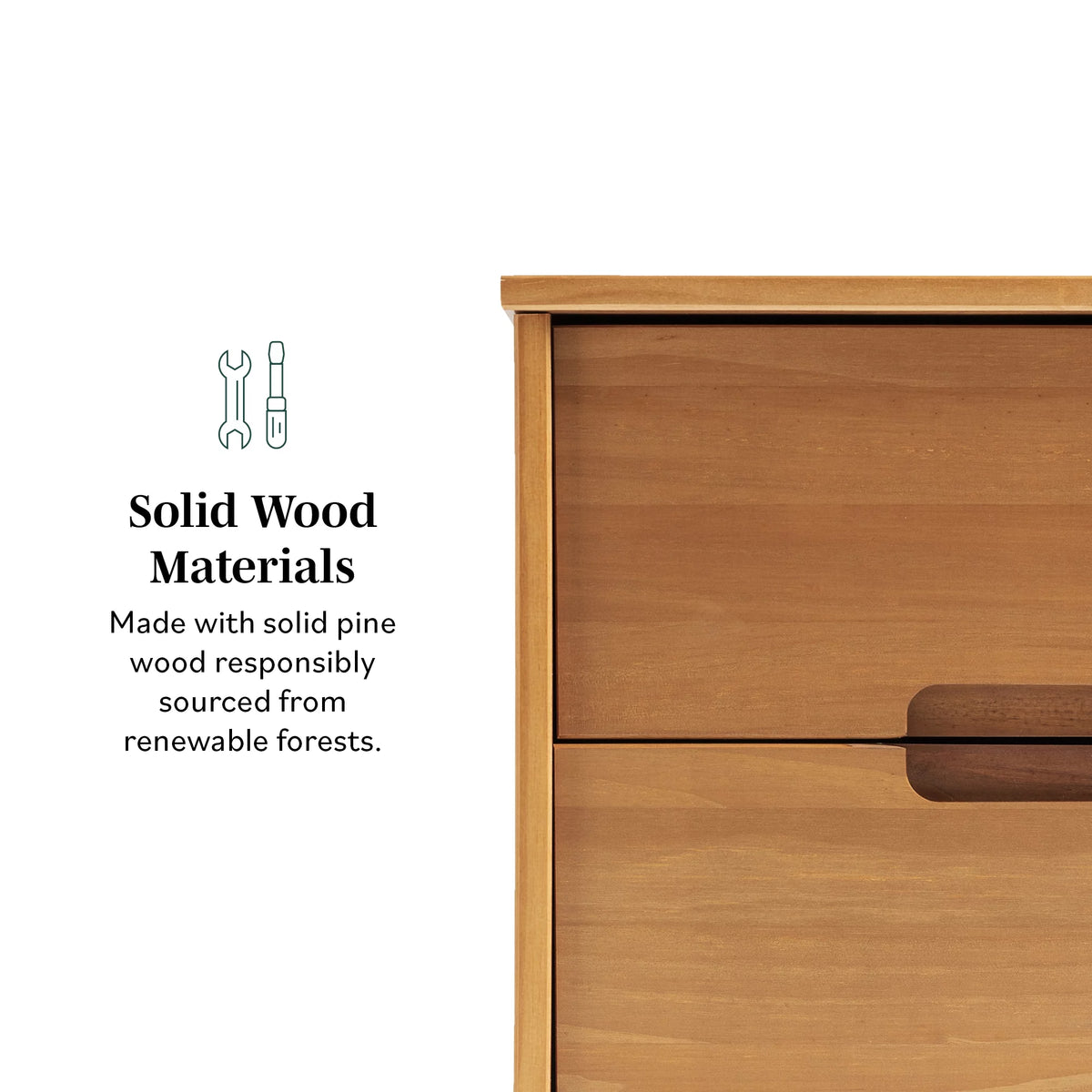 2-Drawer Nightstand O927
