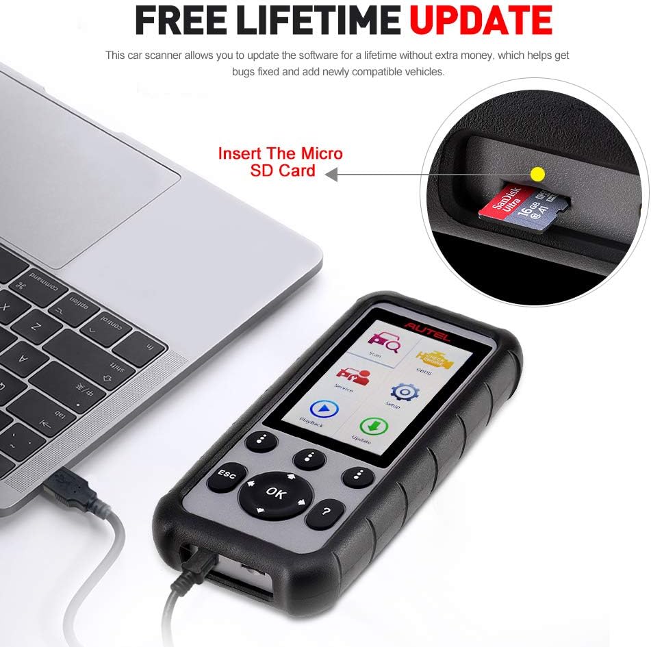 4 System Car Diagnostic Tool with ABS, Engine, Transmission, SRS OBD2 Functions L37010