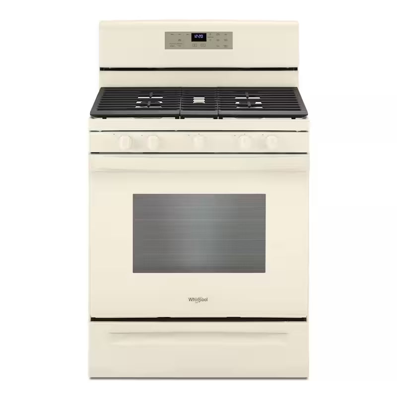 Gas Range with Self Cleaning and Center Oval Burner in Biscuit N188