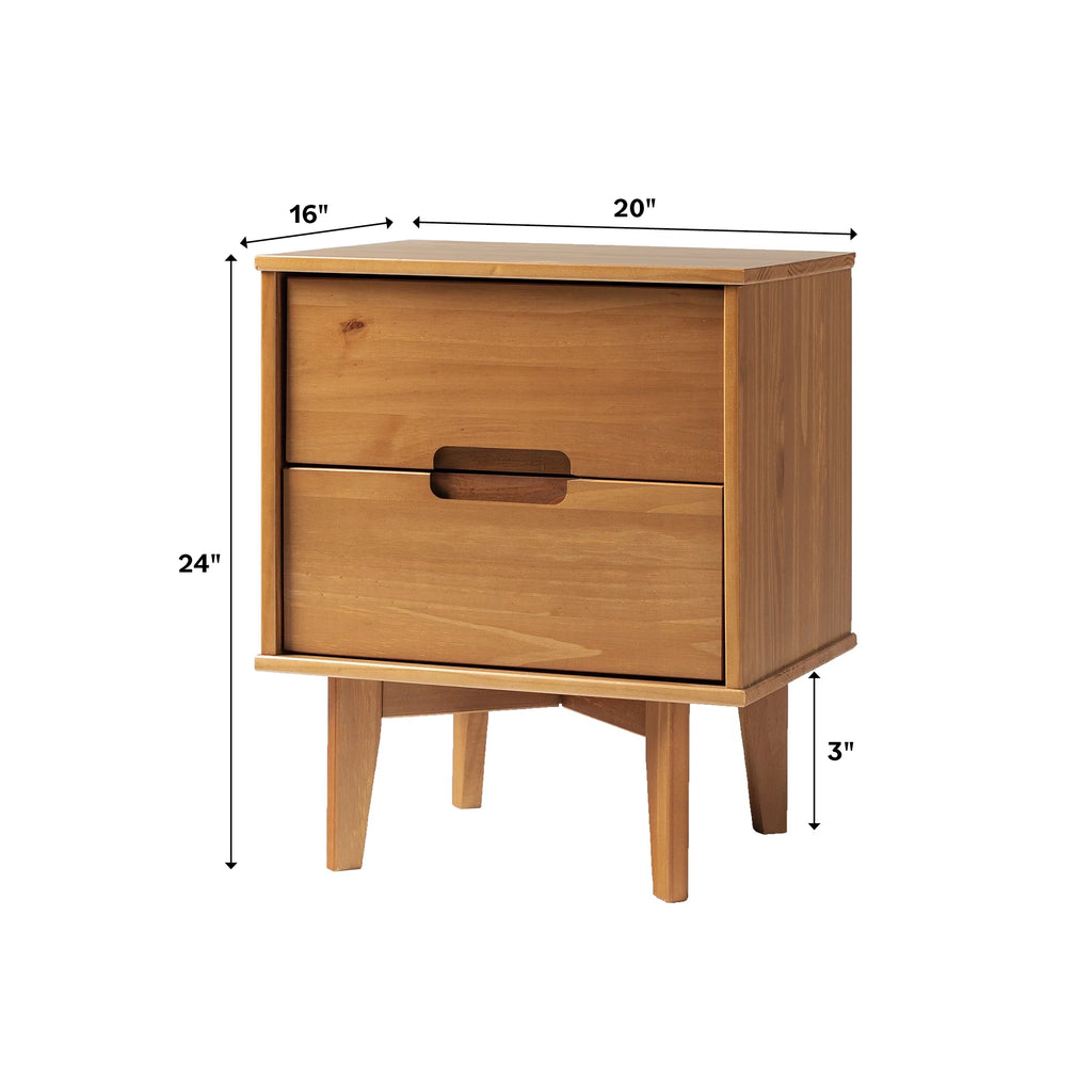 2-Drawer Nightstand O927