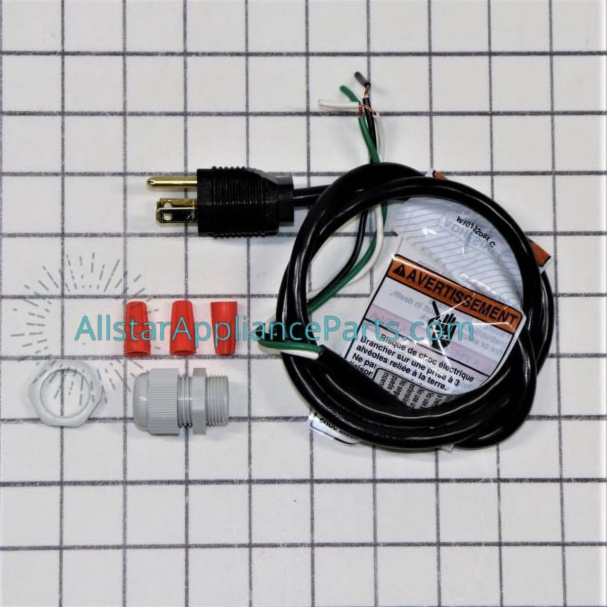 Range Vent Hood Power Cord R5929
