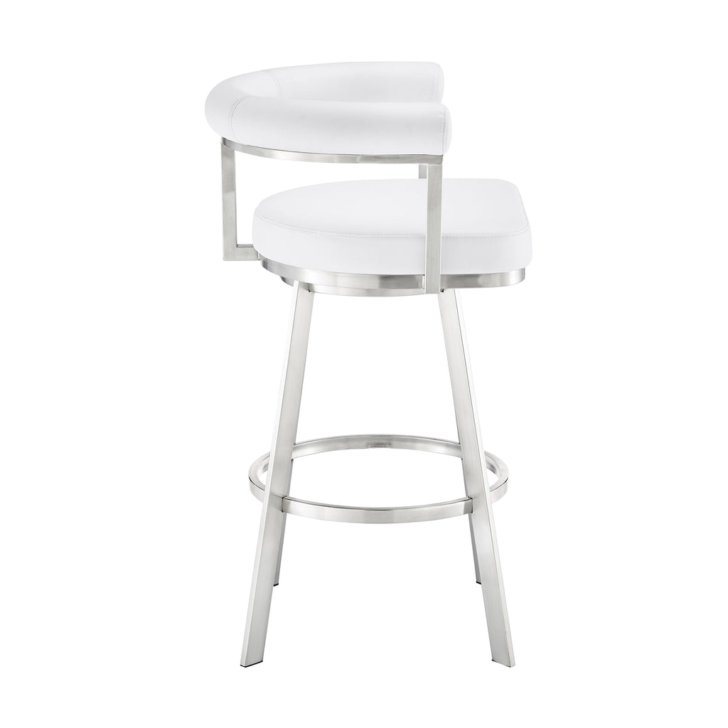 Black/Chrome Swivel Bar Stool C70722