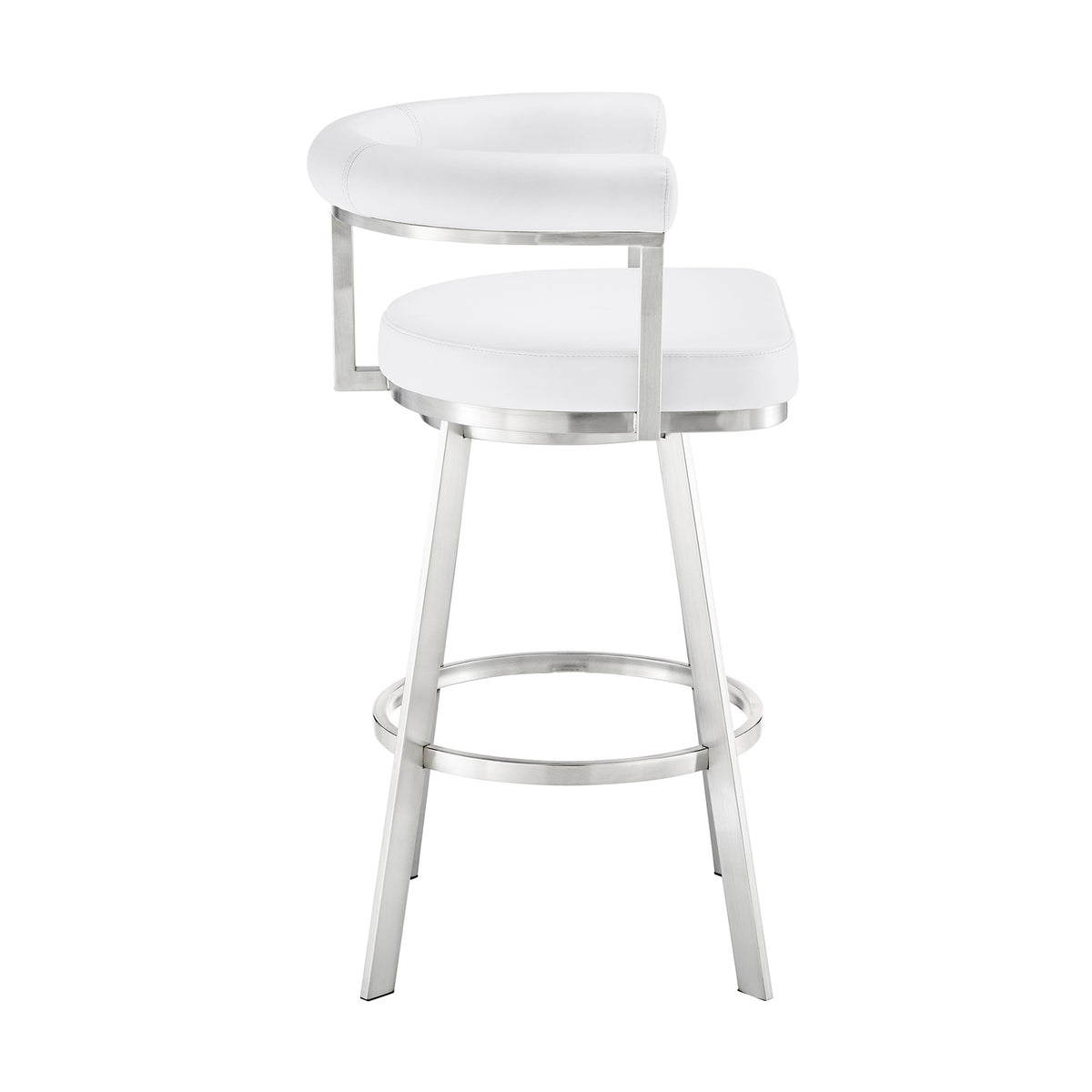 Black/Chrome Swivel Bar Stool C70722
