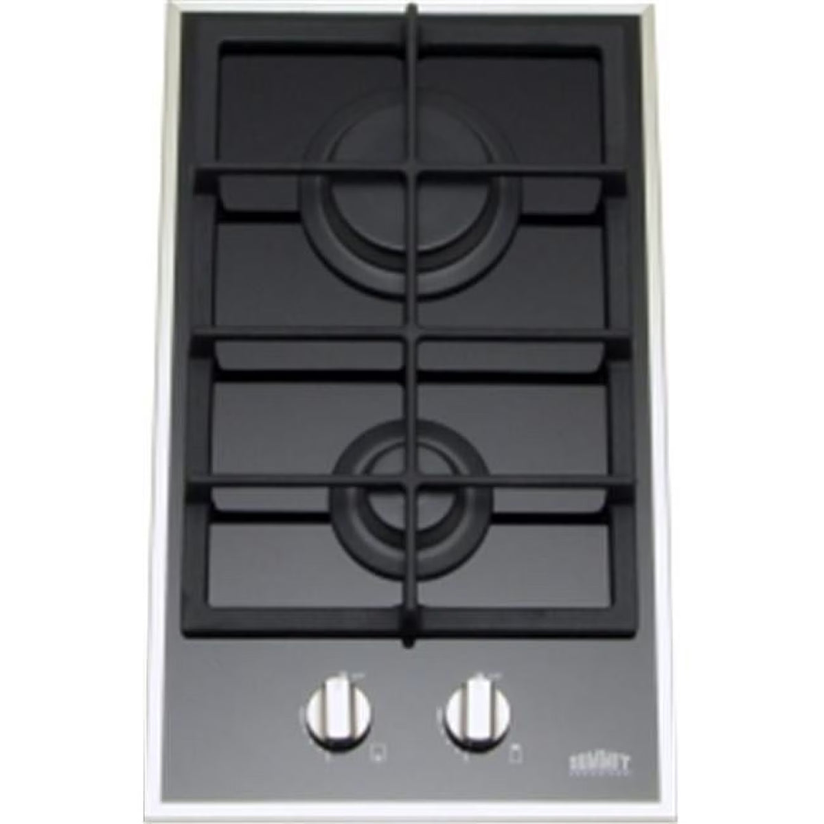 2 Burners Black Gas-on-Glass Cooktop K271734