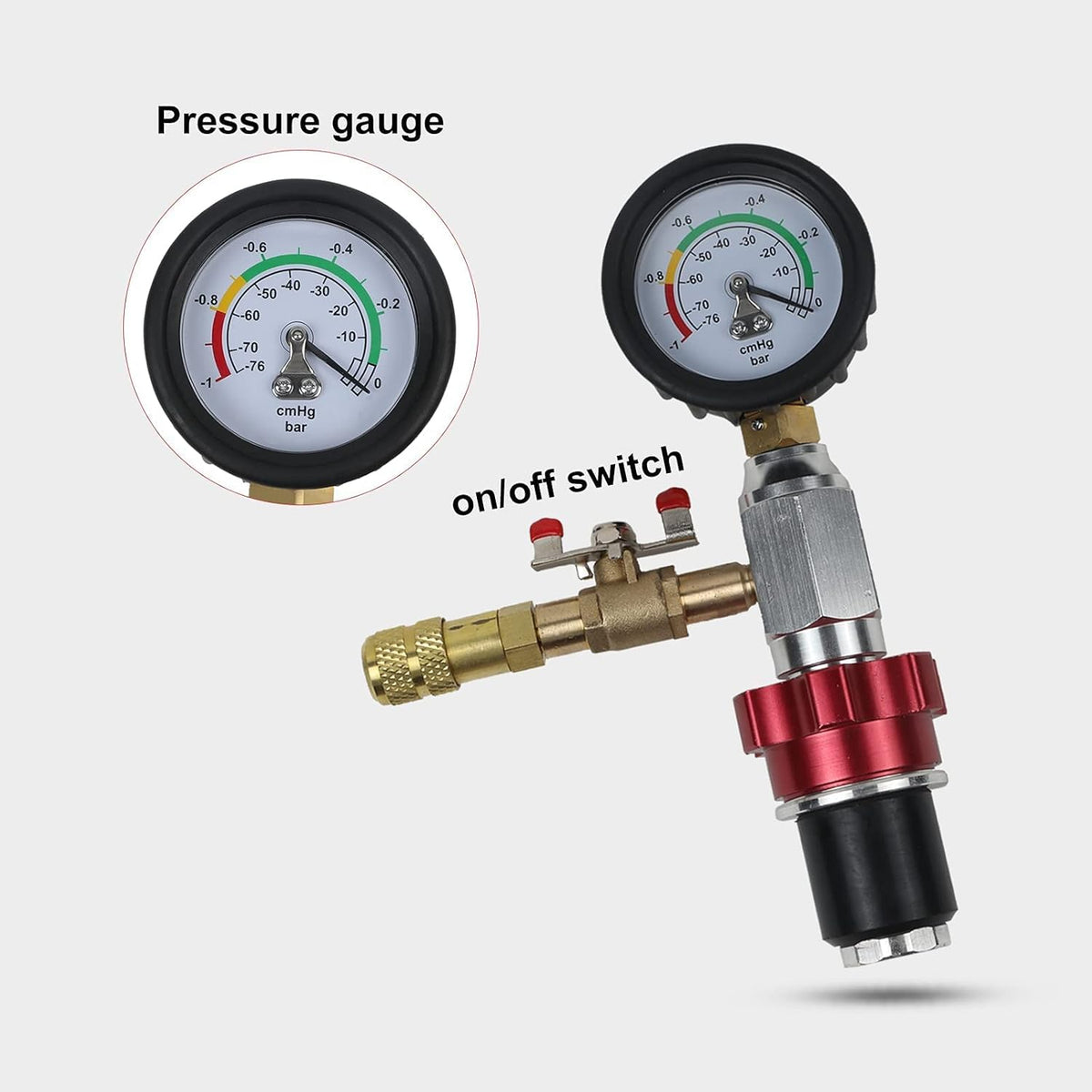 Coolant Vacuum Refill Kit with 4 Sizes Adapters, Radiator Pressure Tester Set, Pack of 2 K10134