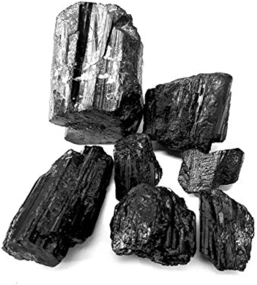 Black Tourmaline Healing Crystal 500 Grams Rough Raw Gemstone G1037