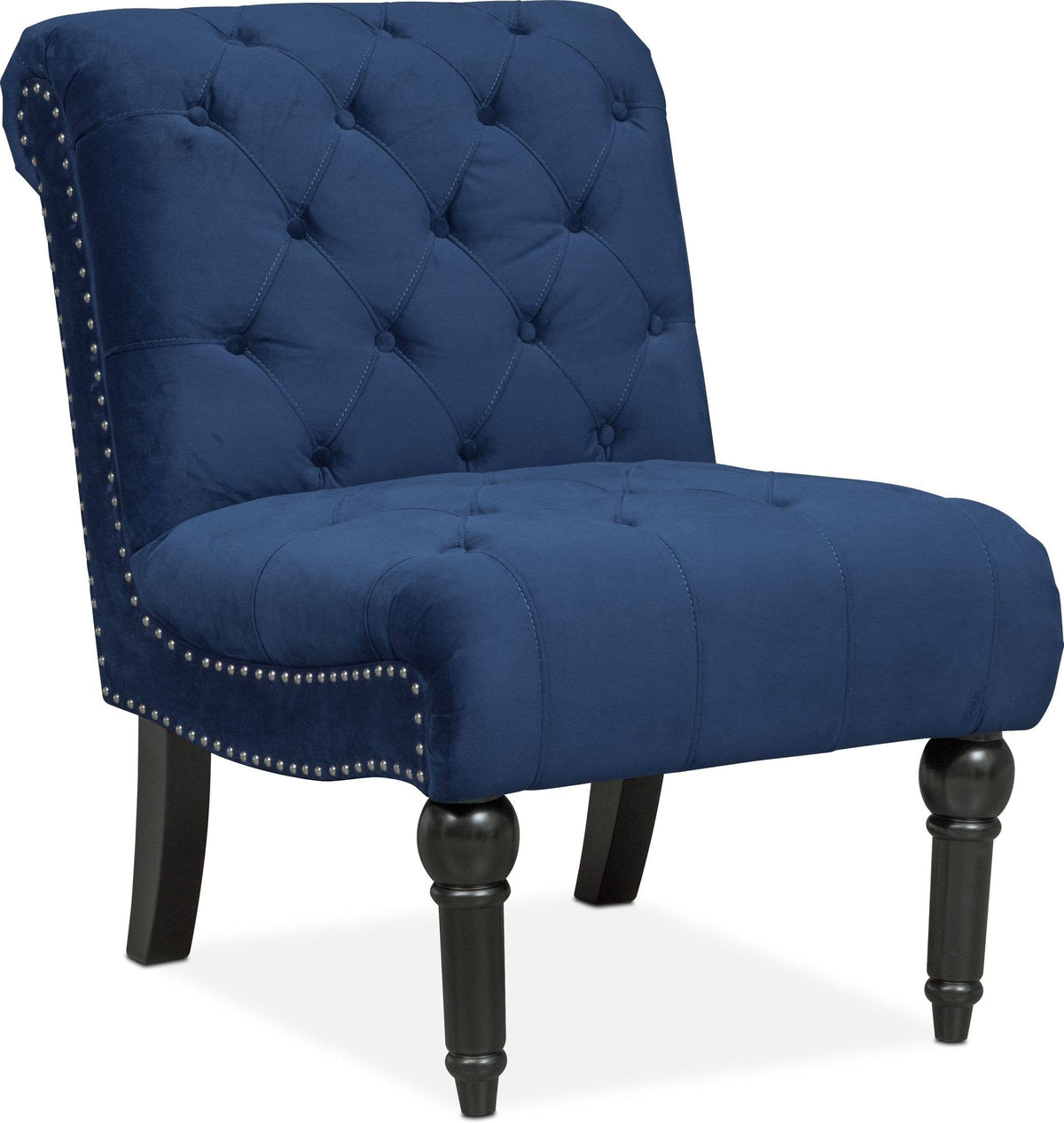 Blue Armless Chair P7759