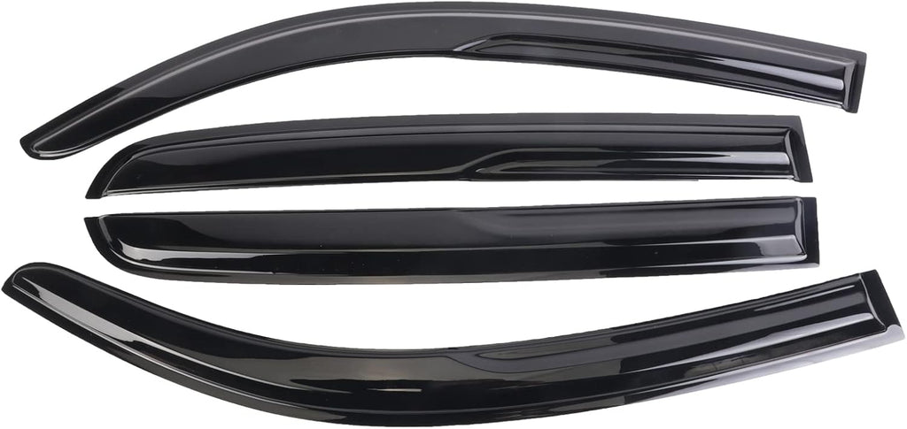 Smoke Window Deflectors Sun Rain Guard Vent Shade for Tacoma Double Cab W938565