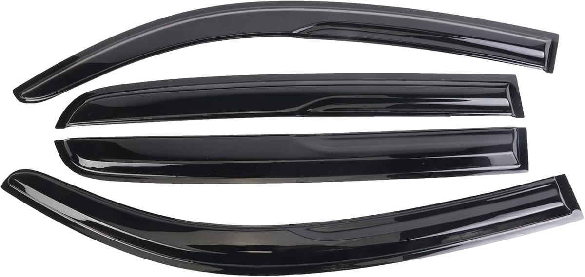 Smoke Window Deflectors Sun Rain Guard Vent Shade for Tacoma Double Cab W938565