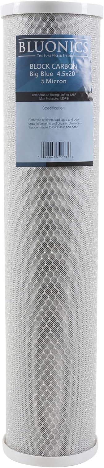 4.5 x 20 Carbon & Sediment Replacement Filter Cartridges E322