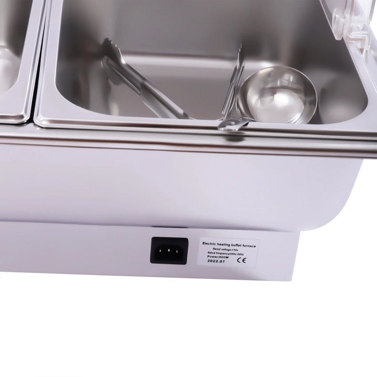 110V Stainless Steel Chafing Dish Buffet Set 2 Food Pot Y937