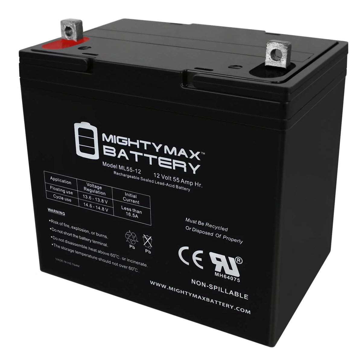 12V 55Ah Deep Cycle Battery A562