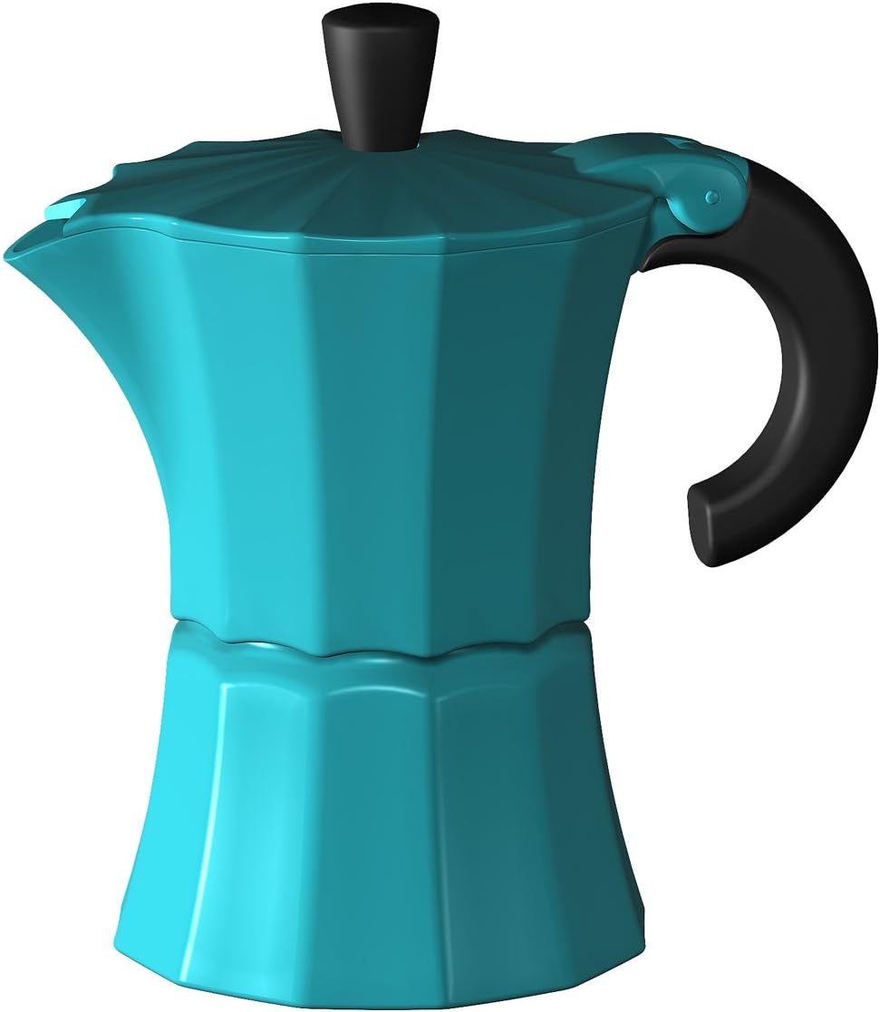 Blue Stovetop Espresso Maker N902639
