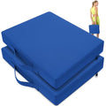 2 Pcs Water-Repellent Stadium Seat Cushions T75090