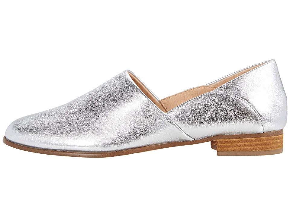 Silver Metallic Clarks Shoes L86240