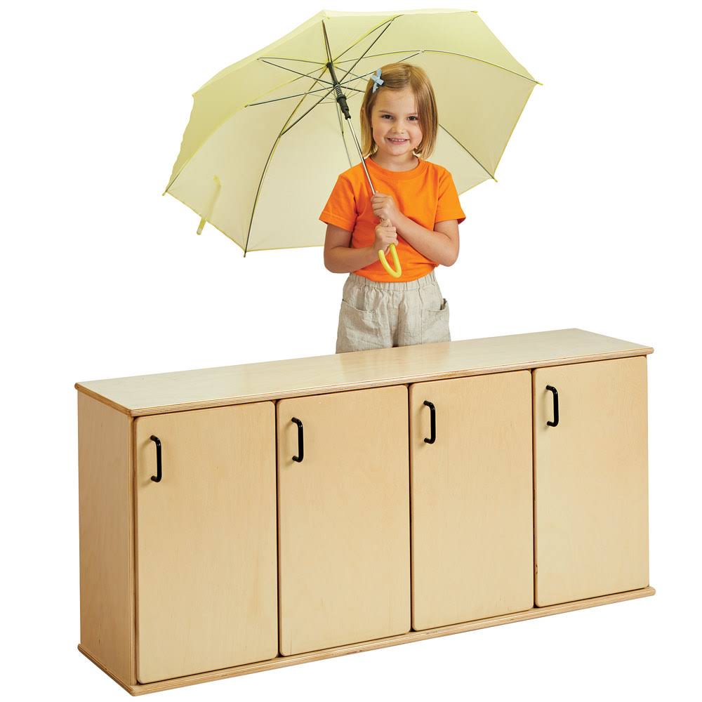 4 Sections Stacking Lockers E987807