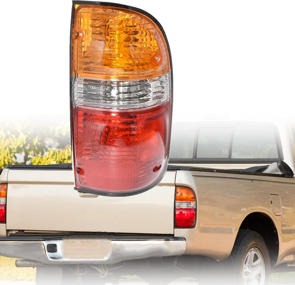 Rear Right Passenger Side Tail Light for 2001-2004 Toyota Tacoma Pack of 2 X74895