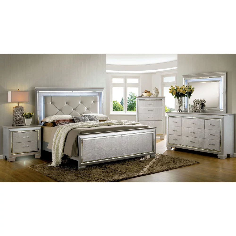 Solid Wood 2-Drawer Nightstand G865389