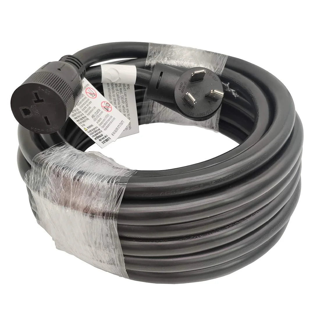 10-50 Plug Male to 6-20 T-Blade Receptacle Female Adapter Cord (25FT) W85792