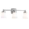 Soft Square 3 Light Sconce B4118