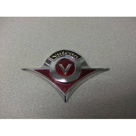 Chrome Backrest Logo Emblem for Kawasaki Vn900 Vulcan 900 Classic F1355