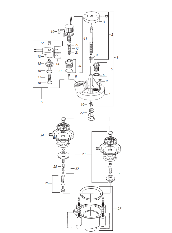 Industrial Irrigation Valve with Self-Cleaning Scrubber X7592